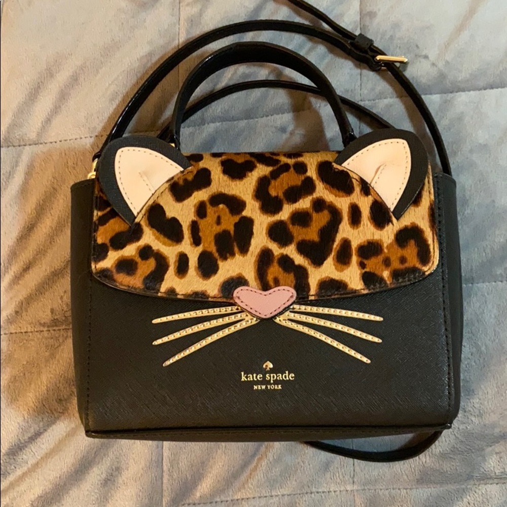 Kate Spade Run Wild Leopard Cat Kerrie Crossbody